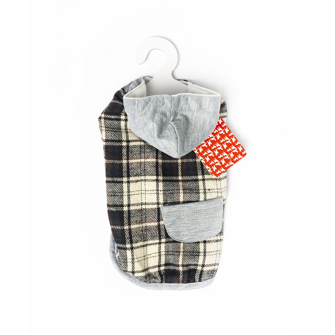 Ropa Mascota Cuadros Poliéster 35cm