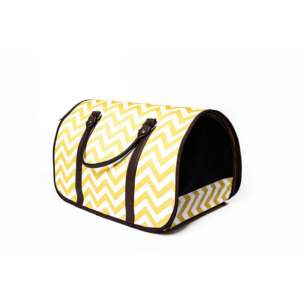 Transportador Mascota Amarillo 50x30x28cm
