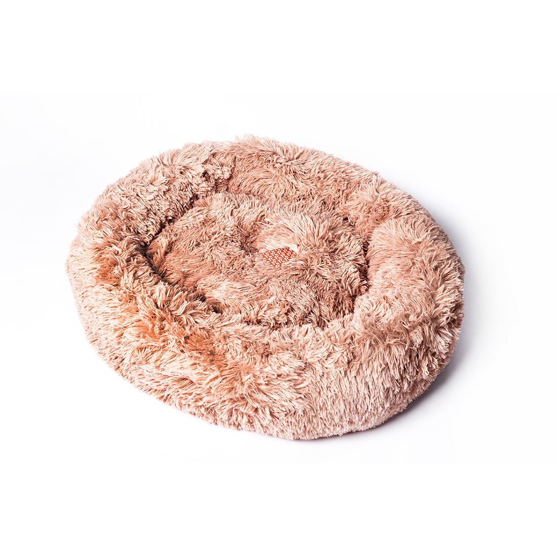 Cama Mascota Circular Rosada Poliéster 76cm
