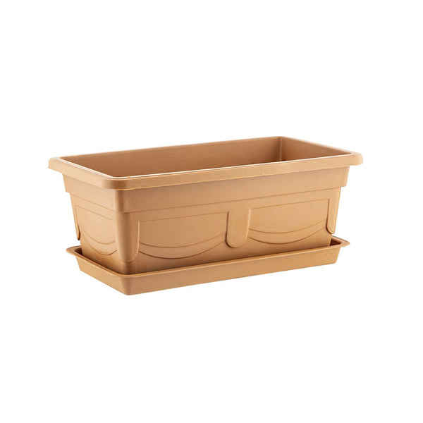 Maceta Rectangular Plástica 34x19x14cm