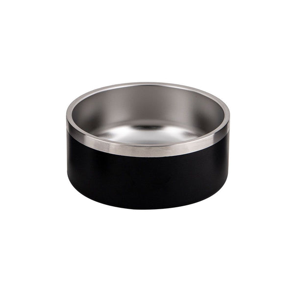 Plato Mascota Doble Pared Acero Inoxidable 20.3x9.2cm