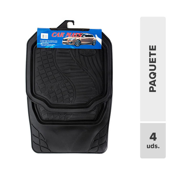 Alfombra Automóvil Hule 4pcs