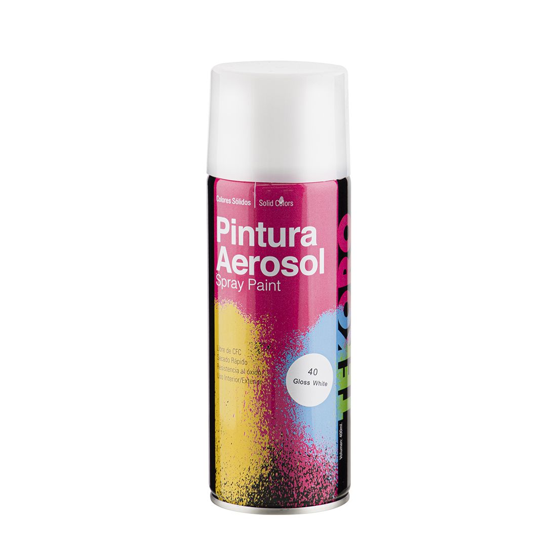 Pintura Aerosol Blanco Satín 400ml