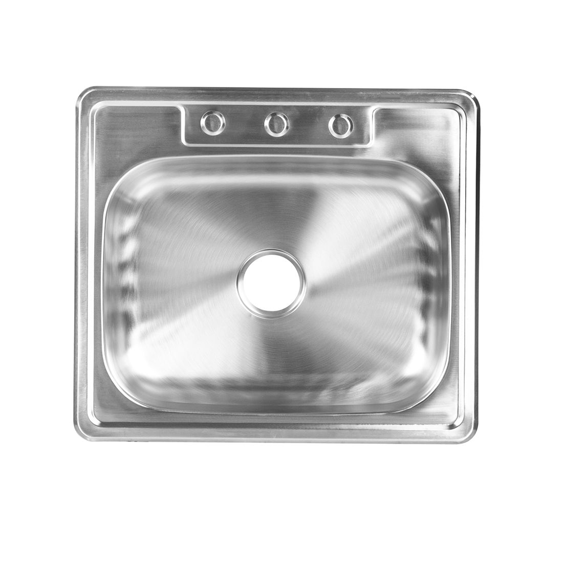 Fregadero 1 Batea Sobreponer Acero Inoxidable 64x56cm