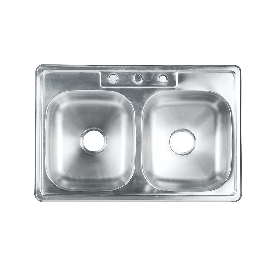Fregadero Doble Batea Acero Inoxidable 84x56cm