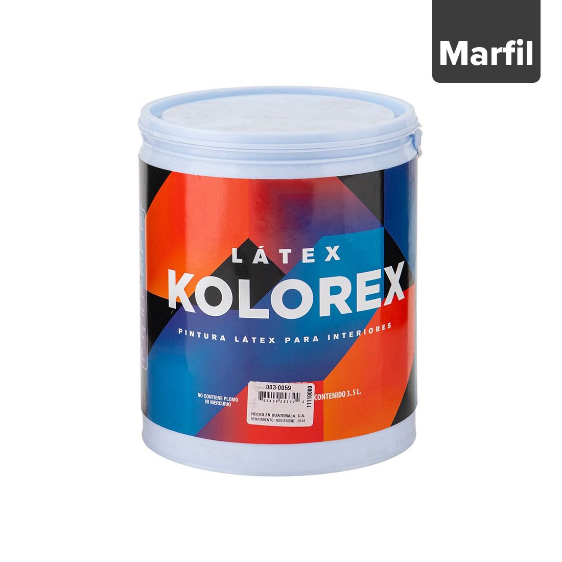 Pintura Marfil Interior Kolorex 1gl