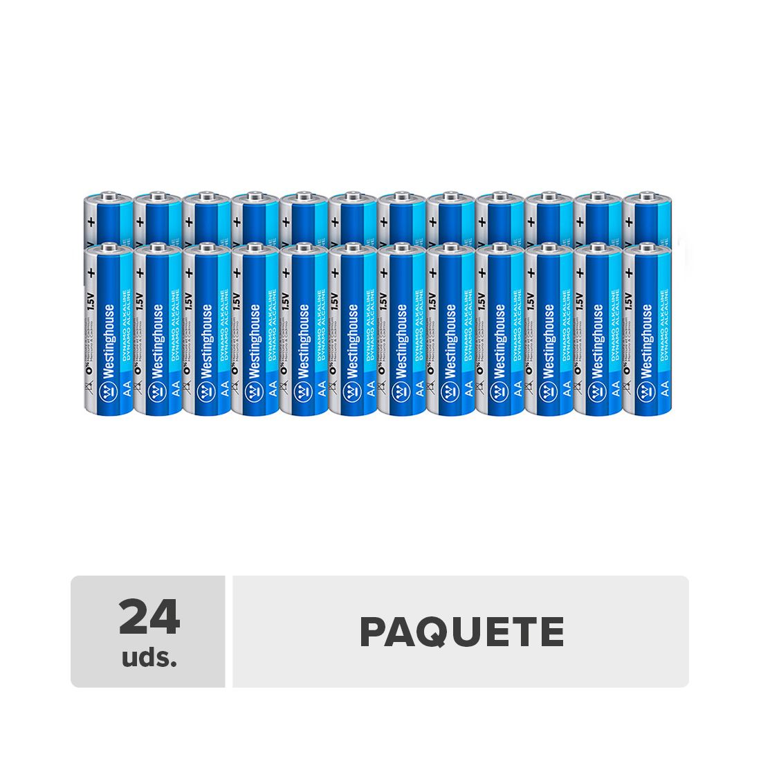 Batería Alcalina AA Westinghouse 24unds