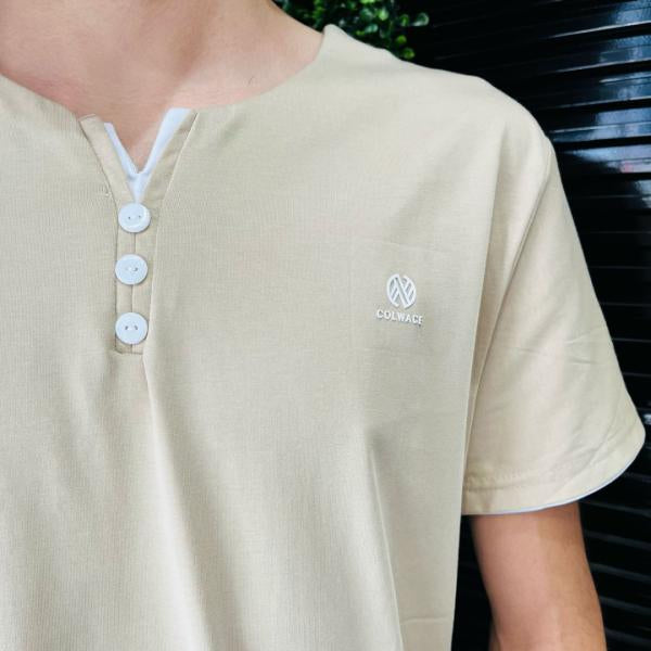 Camisa Punto Beige S