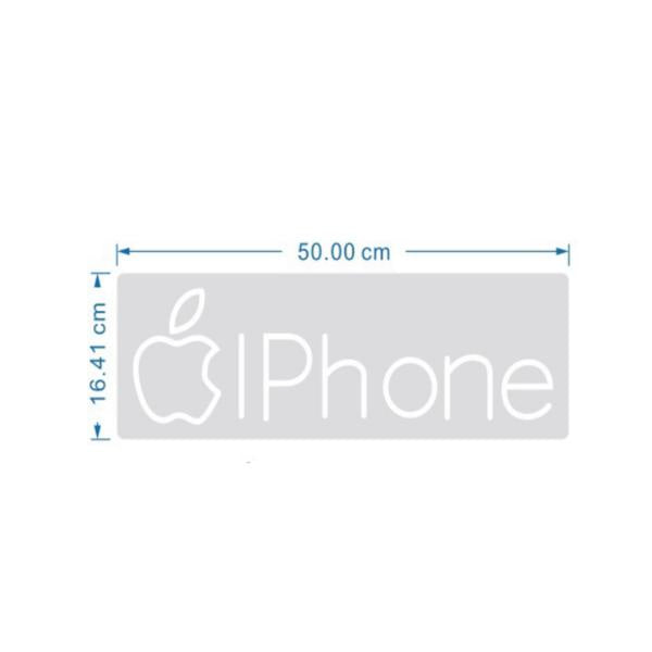 Rotulo Luz Neon Iphone