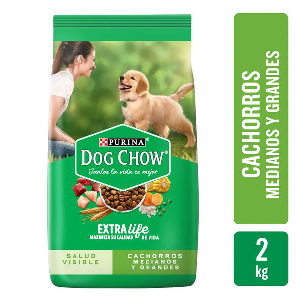 Alimento Dog Chow Para Cachorro Raza Mediana - 2 Kg