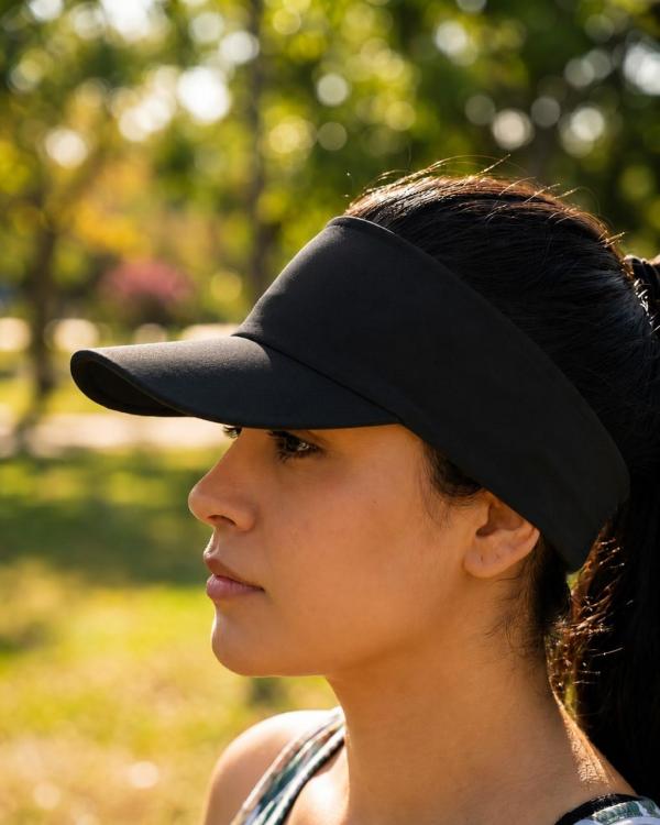 Visera Tela Suave Para Adulto Negro