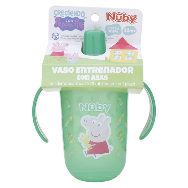 Vaso Antiderrames Nuby Peppa Pig - 8 Oz