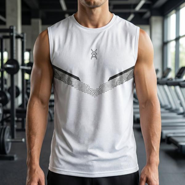 Camiseta Deportiva Blanca S CD033-S