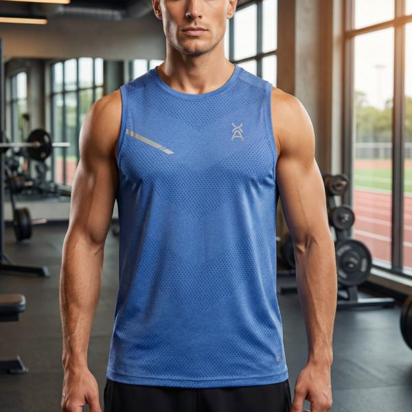 Camiseta Deportiva Celeste S