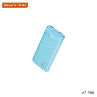 Bateria Emergencia 10000 Mah Modelo Az-P08 Azeada Azul