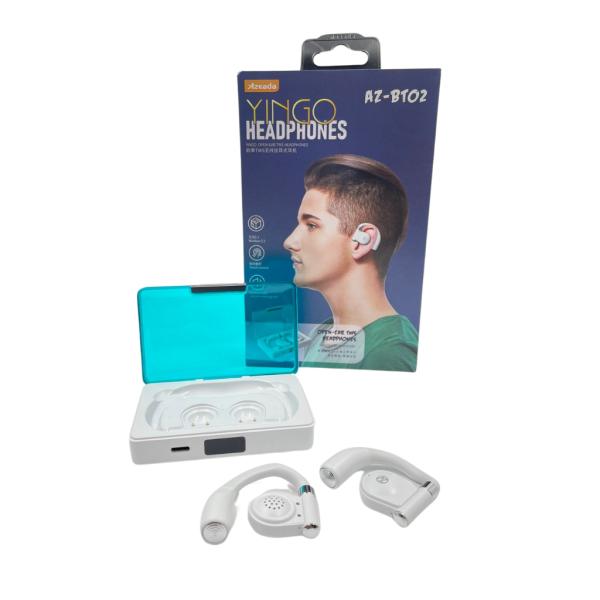 Audifonos Inalambricos Bluetooth Modelo Az-Bt02 Azeada Blanco