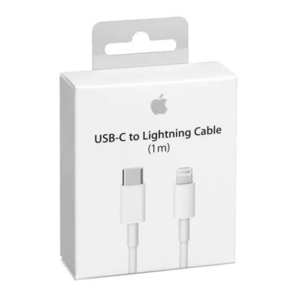 Cable Tipo C A Lightning 1M Iphone 12/13 R.E "M" Blanco