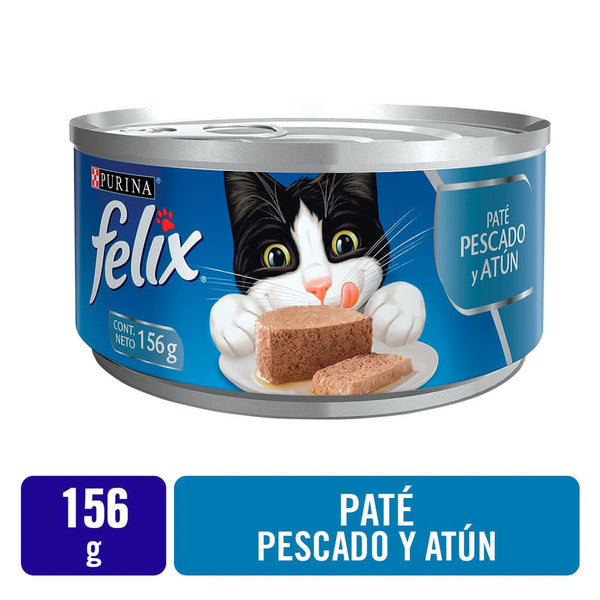 Alimento Húmedo Para Gatos Felix Pate Pescado - 156 G