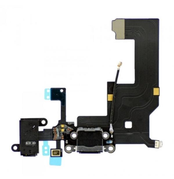 Flex Rack De Carga Microfono Jack Audio Iphone 5G A1429 Negro