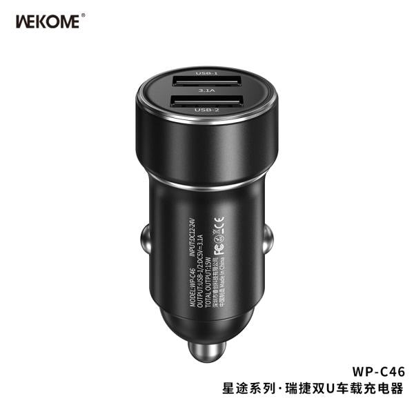 Cubo Carro Usb Wp-C46 Wk Desing Negro