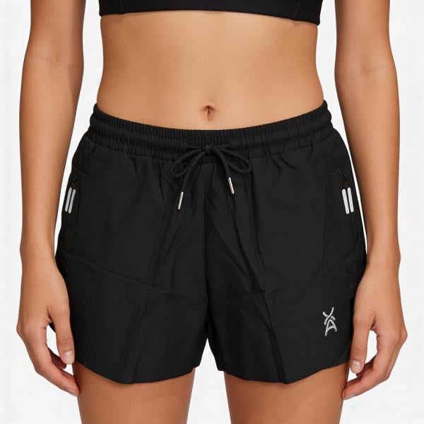Pantaloneta Deportiva De Mujer Negra L