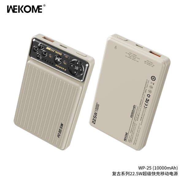 Bateria De Emergencia  Modelo Wp-25 10000Mah Gris