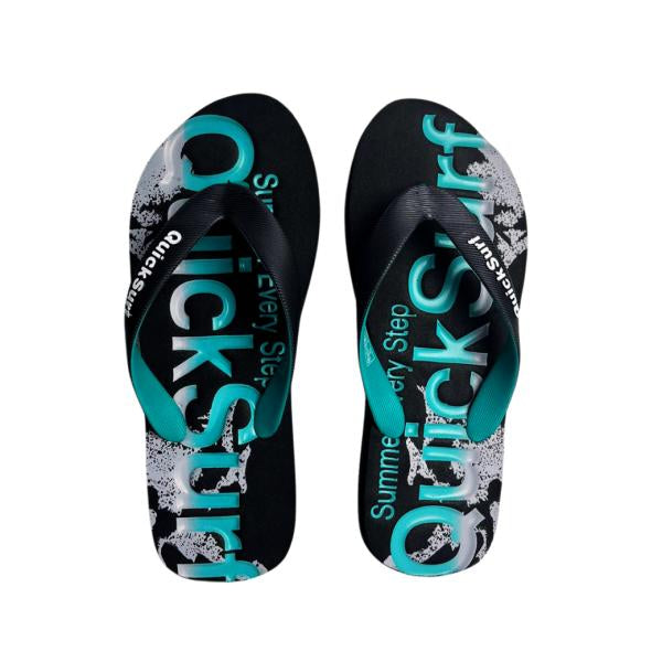 Sandalia De Hombre Color Negro/Celeste 40
