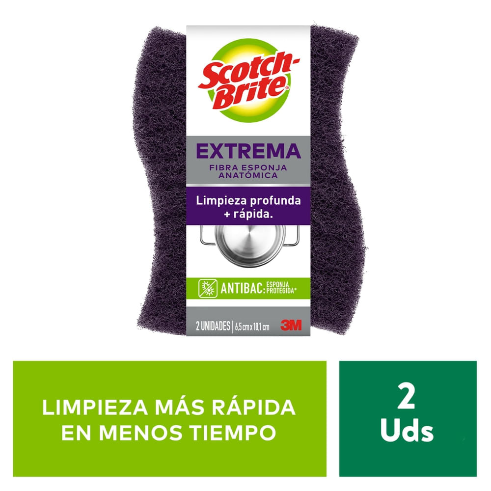 Esponja Scotch Brite Doble Uso Extrema - 2 Uds