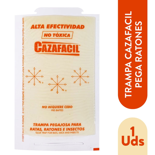 Trampa Cazafacil Pega Ratones Papel -1 Uds