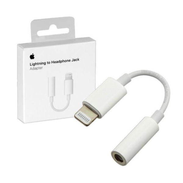 Adaptador Lightning A  3.5Mm Original 1.1 "M" Blanco