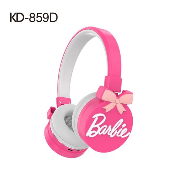Audifono Bluetooth Dieseño Barbie Kd-859D Fucsia