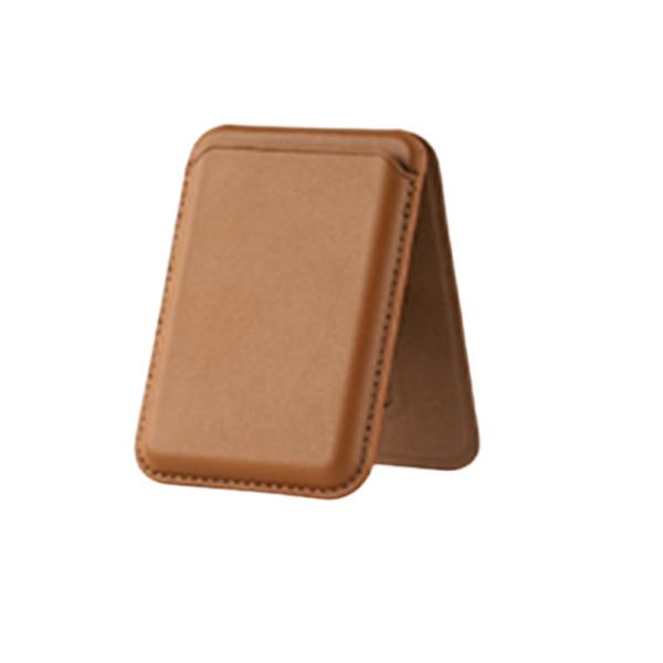 WALLET MAGSAFE CON SOPORTE (Colores Varios) CAFÉ CLARO