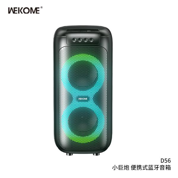 Parlante Bluetooth D56 Negro Wekome