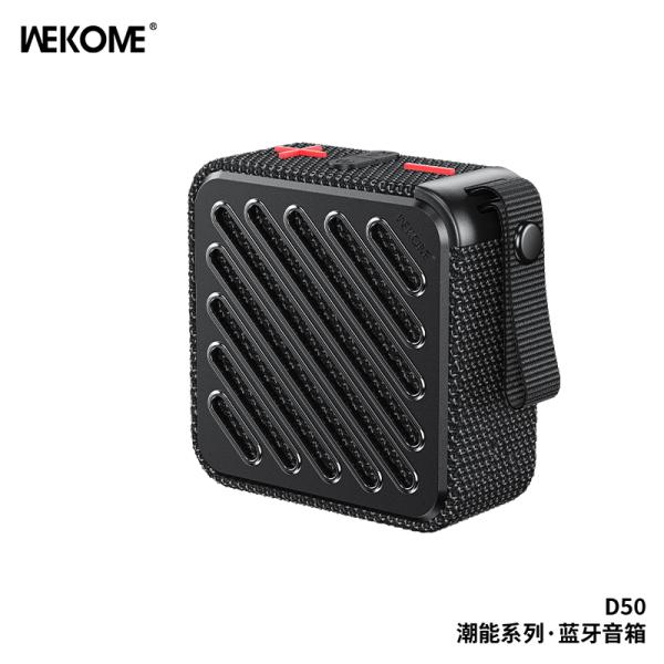 Parlante Bluetooth D50 Wekome Negro