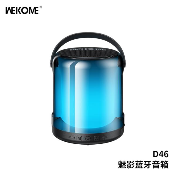 Parlante Bluetooth Modelo D46 Negro Wekome