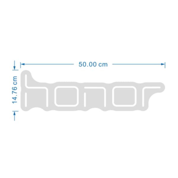 Rotulo Luz Neon Honor