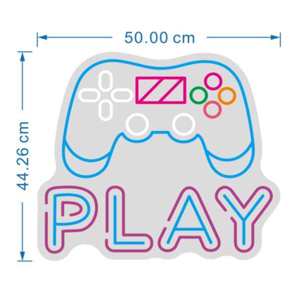 Rotulo Luz Neon Play/Control