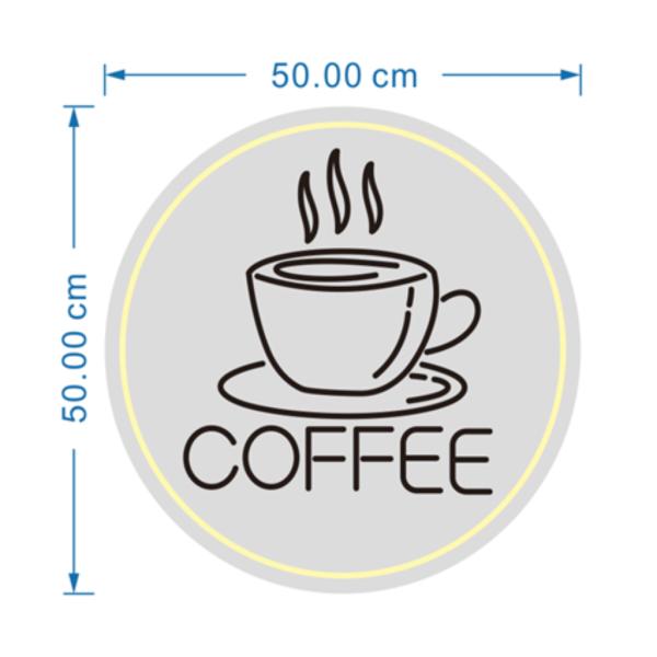 Rotulo Luz Neon Coffee