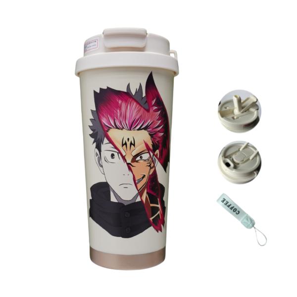 Vaso Térmico De Itadori Y Sukuna- Jujutsu Kaisen