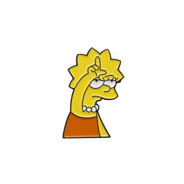 Pin Metalico De Lisa Simpson (Loser)