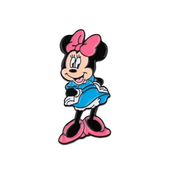 Pin Metalico De Minnie (Vestido Azul)