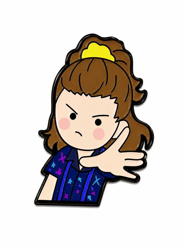 Pin Metalico De Eleven (Once) Stranger Things