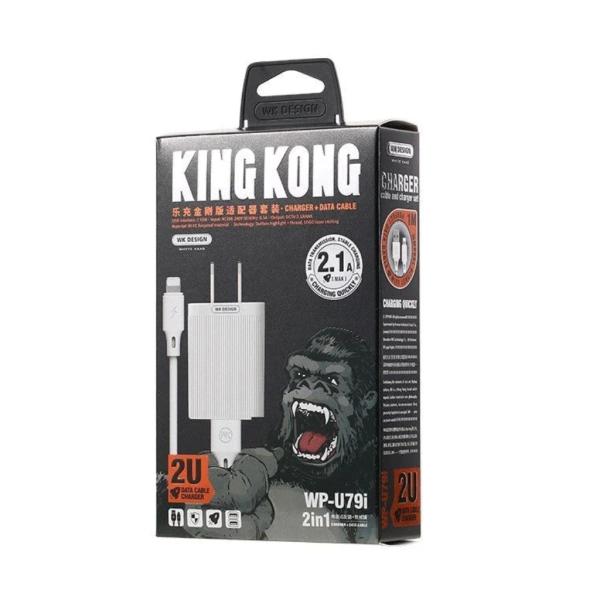 Cargador Completo Lightning Wp-U79 Blanco