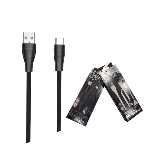 Cable Usb Tipo C Modelo Wdc-097 1M Wekome Negro