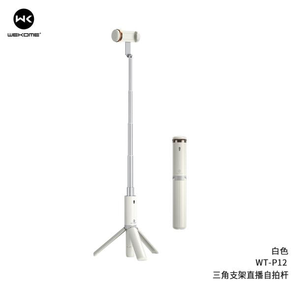 Tripode Monopod Wt-P12 Bluetooth Wk Design Blanco