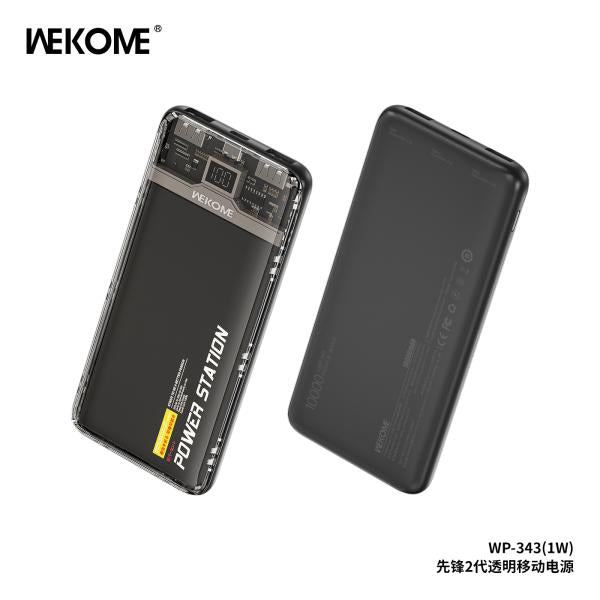 Bateria De Emergencia Wp-343 10000Mah Negro