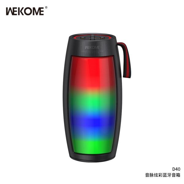 Parlante Bluetooth D40 Negro Wekome Negro