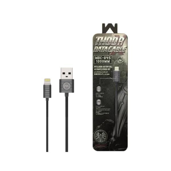 Cable Usb Lightning Wdc-045  Wk Negro