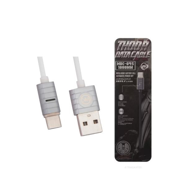 Cable Usb Tipo C Wdc-045 Wk Plateado