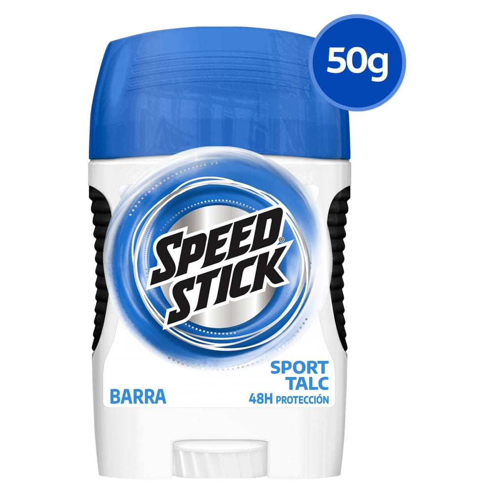 Desodorante Antitranspirante Speed Stick Sport Talc Barra 50 G